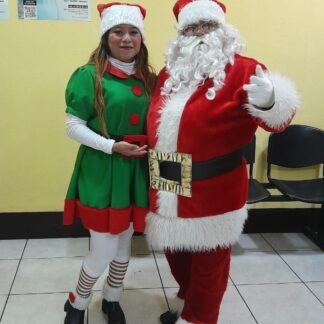 SANTA CLAUS Y SU DUENDE
