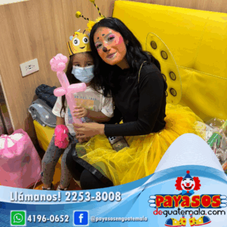 PAYASITA TEMÁTICA DE ABEJITA