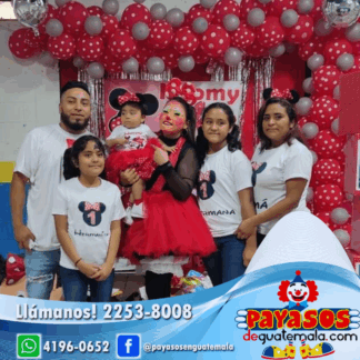 PAYASITA TEMATICA DE MINNIE MOUSE