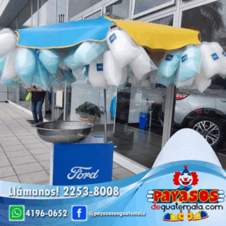 ALGODONES DE AZÚCAR CON CARRETILLA