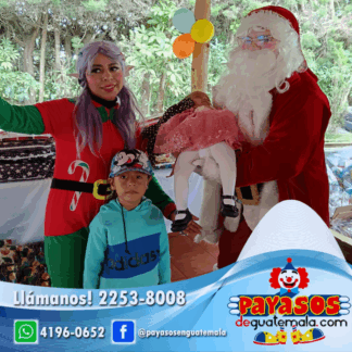 SANTA CLAUS Y SU DUENDE